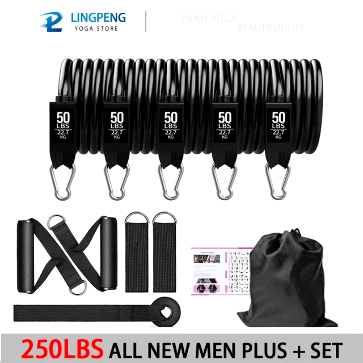 ŁINGPENG Resistance Band Set V2