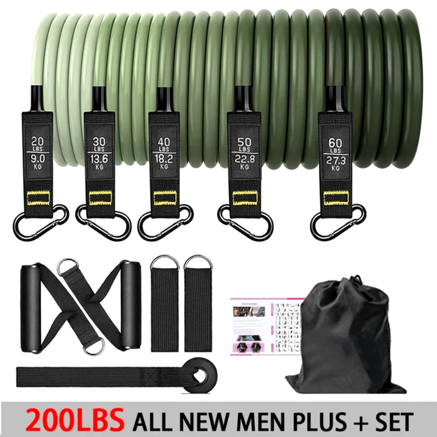 ŁINGPENG Resistance Band Set V2